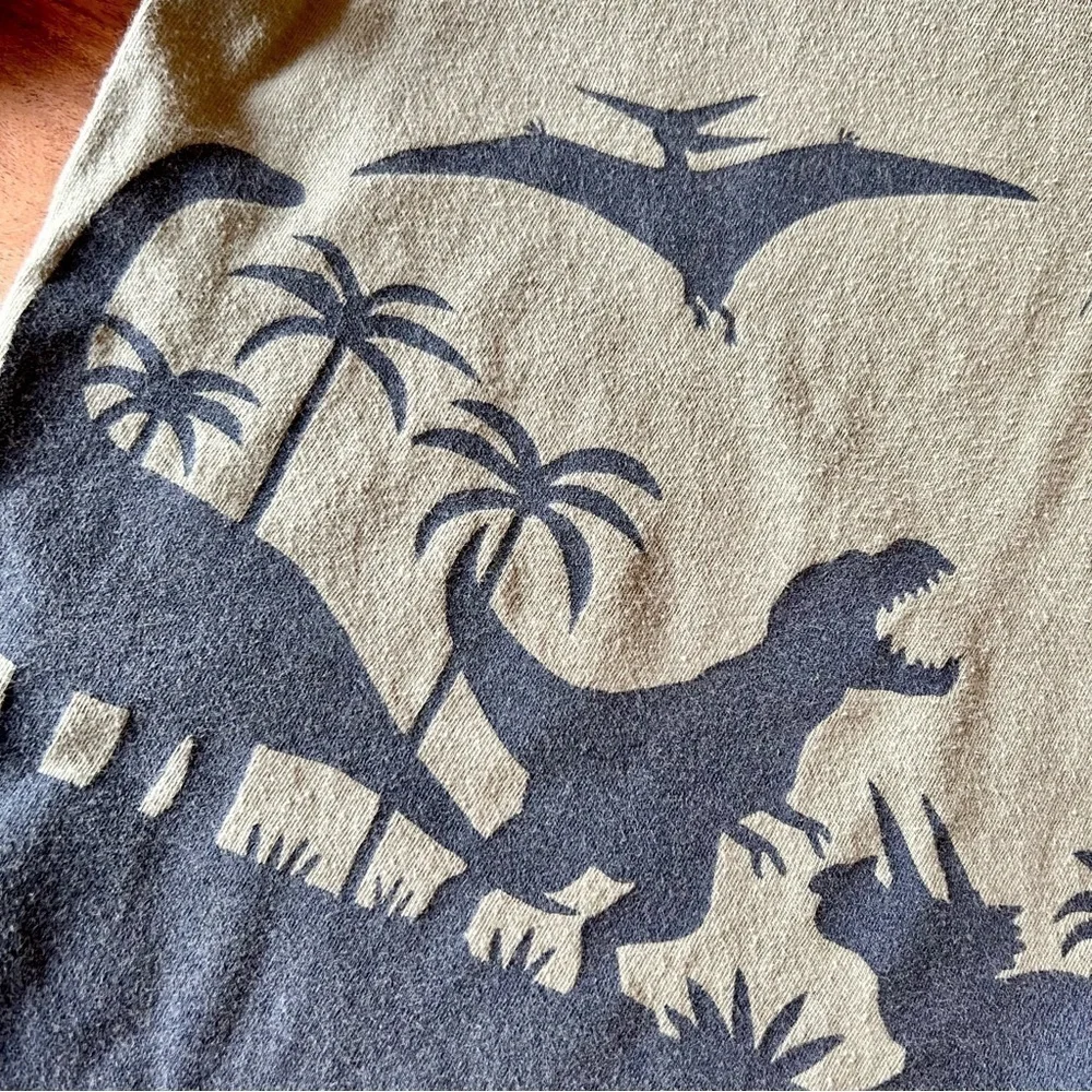 Old Navy Outer Space & Dinosaur Aliens Long Sleeve T-Shirt x2 Bundle